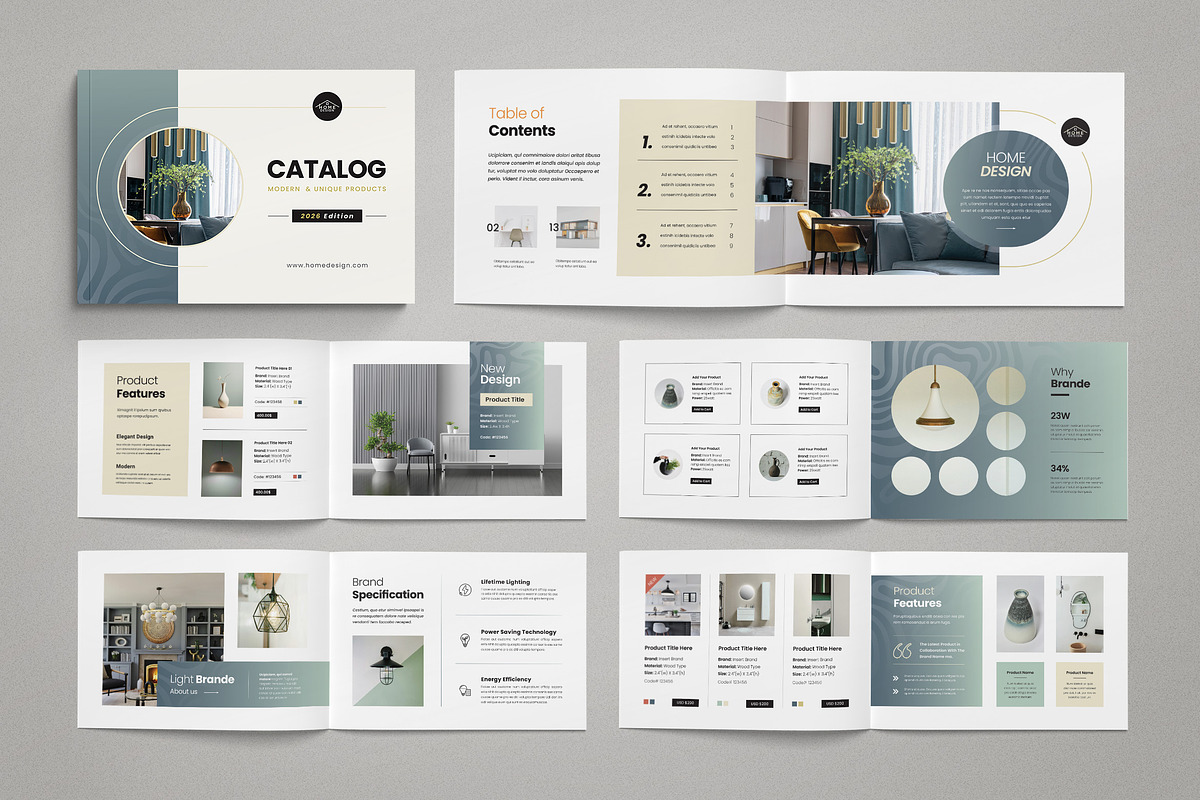 Modern Catalog / Brochure Template, a Brochure Template by Creativity-Design (Photo 1 of 6)