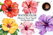 Hibiscus Flower Bloom Clipart, an Illustration by Rose Art (Thumbnail 1 of 6)