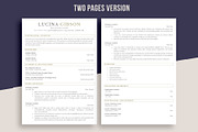 ATS Nurse Resume Template for word, a Resume Template by aivos (Thumbnail 3 of 7)