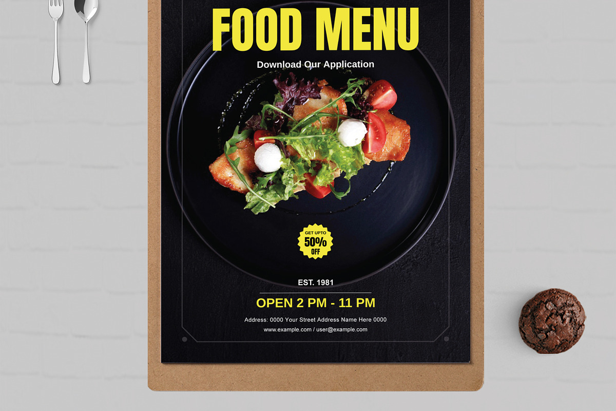 Restaurant Food Menu preview 3