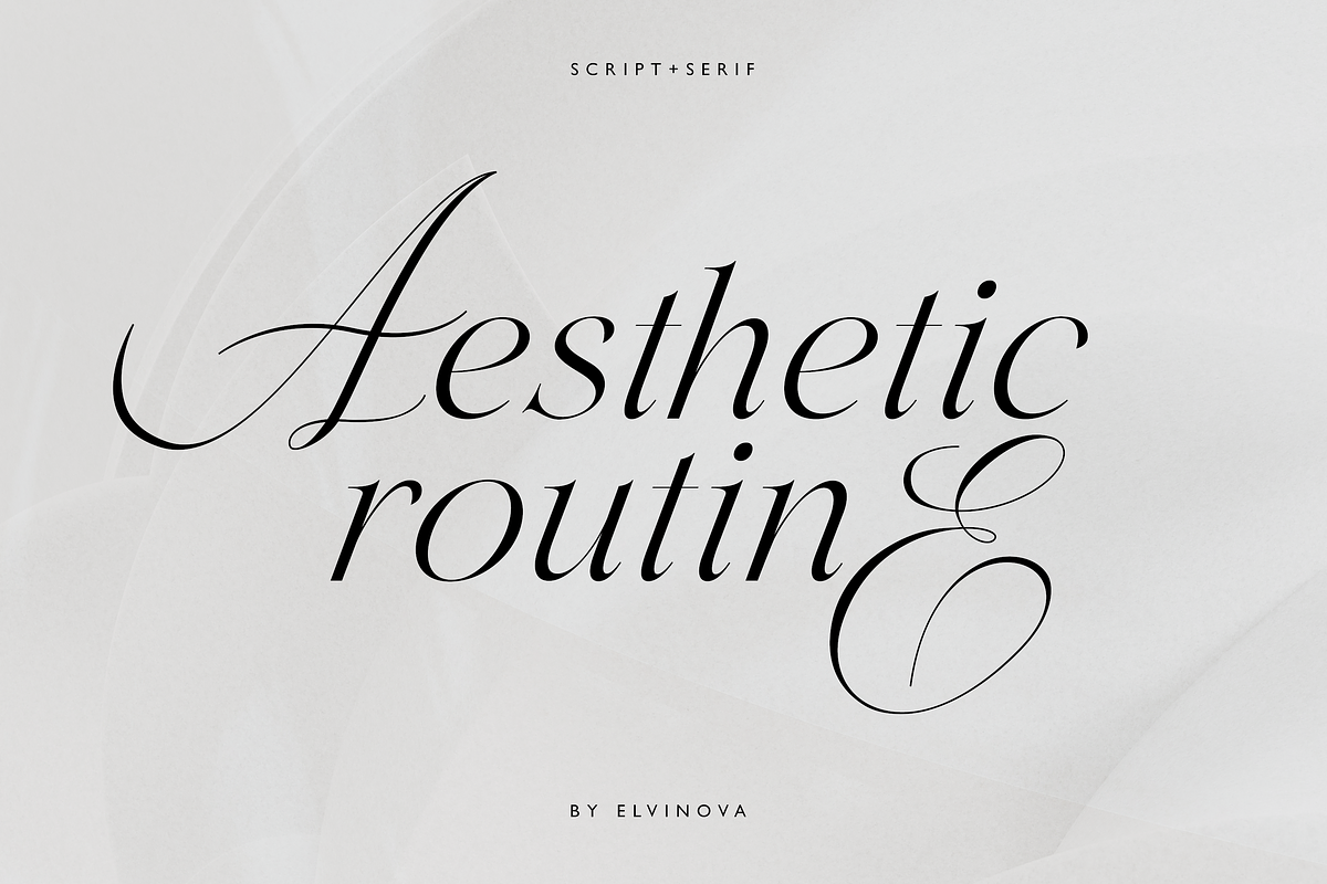 Aesthetic Serif & Script Font Duo, a Serif Font by elvinova (Photo 10 of 10)