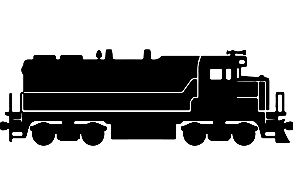 Steam locomotive and diesel train, a Transportation Illustration by jahid234 (Photo 11 of 13)