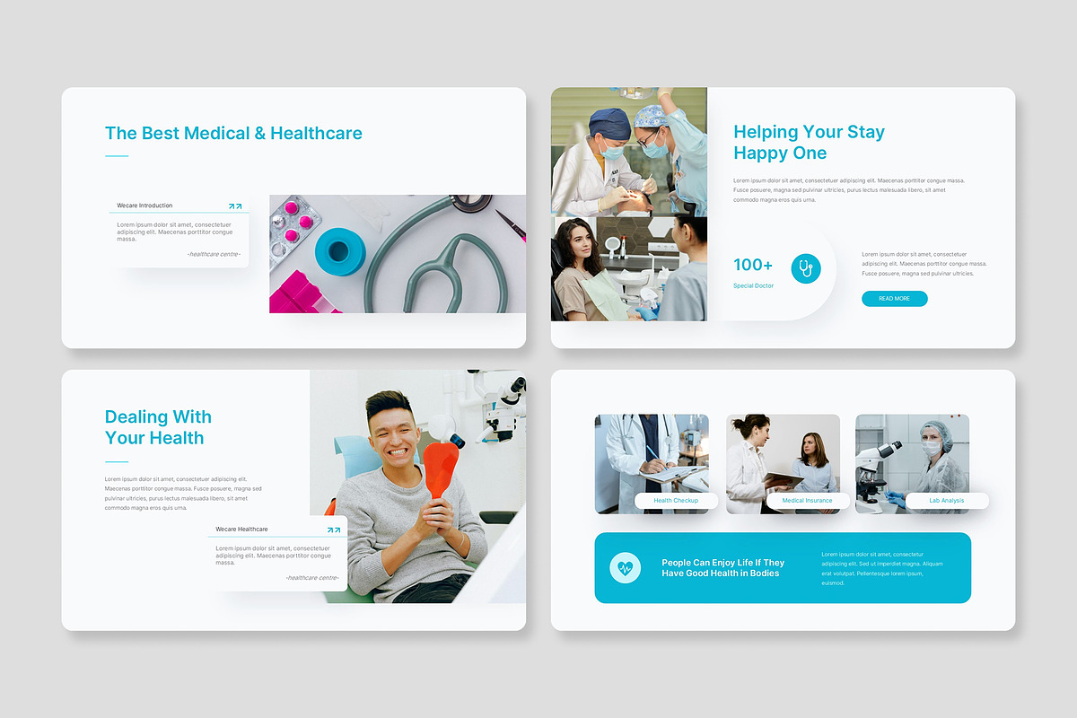 Wecare - Healthcare PowerPoint, a Presentation Template by Premast (Photo 2 of 4)