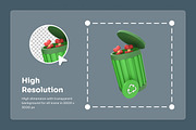 Organic Produce 3D Brand Icons, a Food Illustration by twinstd (Thumbnail 3 of 6)