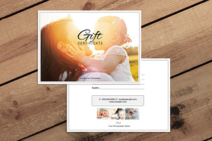 Photographer Gift Certificate-V02