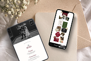 Old Money Wedding Invitation Website, a Landing Page Template by GlamWebDesigns (Thumbnail 3 of 7)