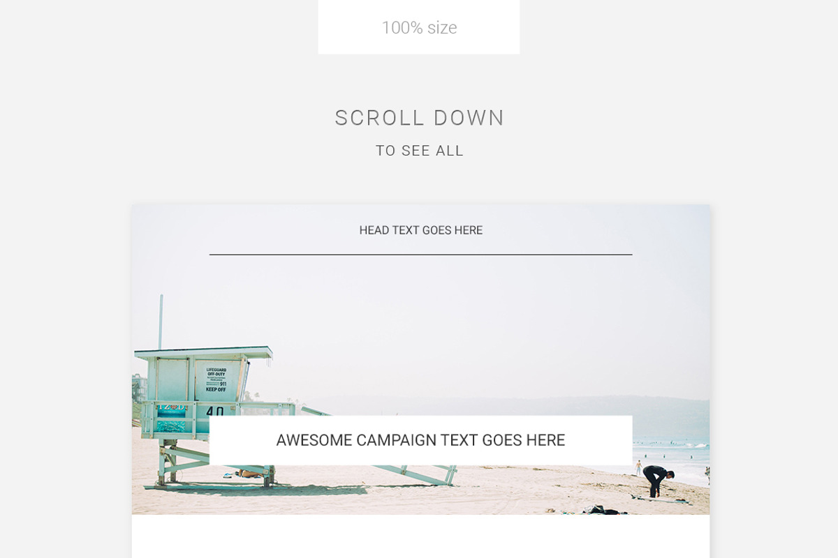 Clean E-newsletter Pack, an Email Template by Swiss_cube (Photo 5 of 7)