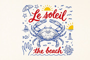 Le Soleil The Beach PNG, a Seasonal Illustration by Canvas Craft (Thumbnail 1 of 7)