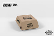 Burger Box Packaging Mockup, a Packaging Mockup by INCDesign (Thumbnail 3 of 5)