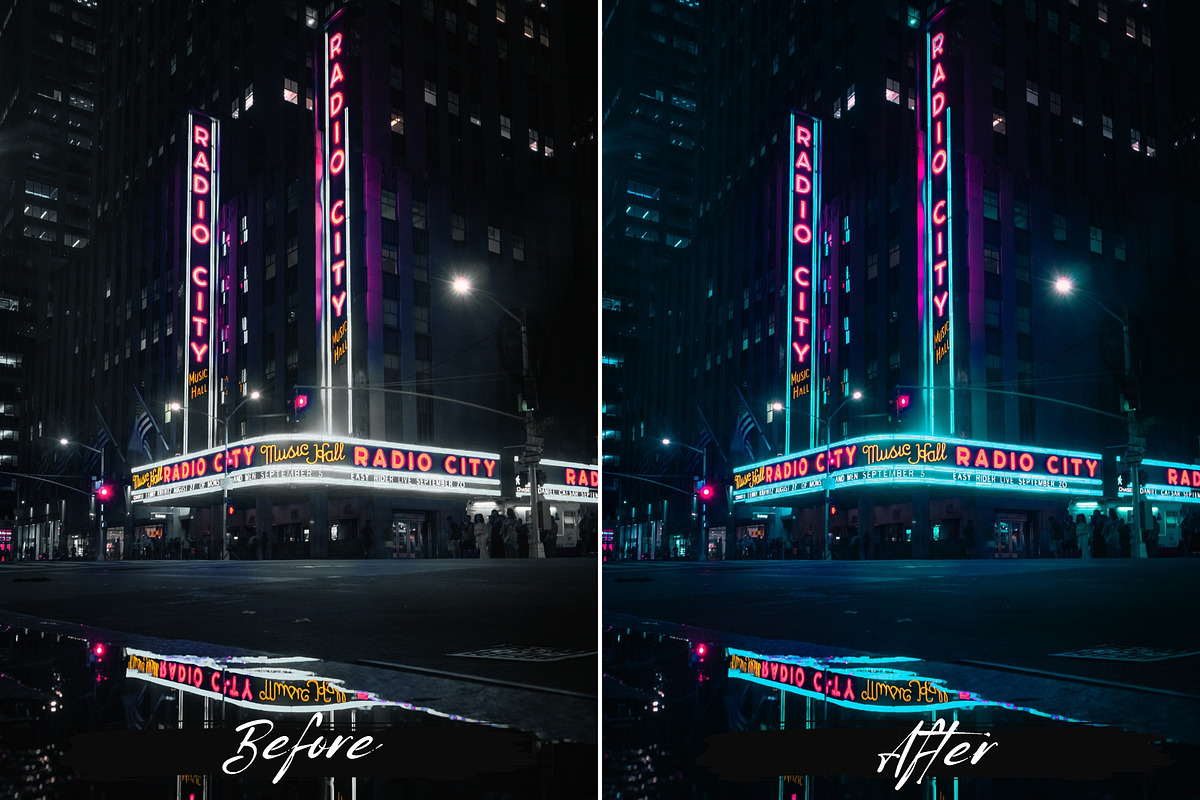 10 Cinematic Night Lightroom Presets, a Preset Add-On by MEPRESETS (Photo 2 of 9)