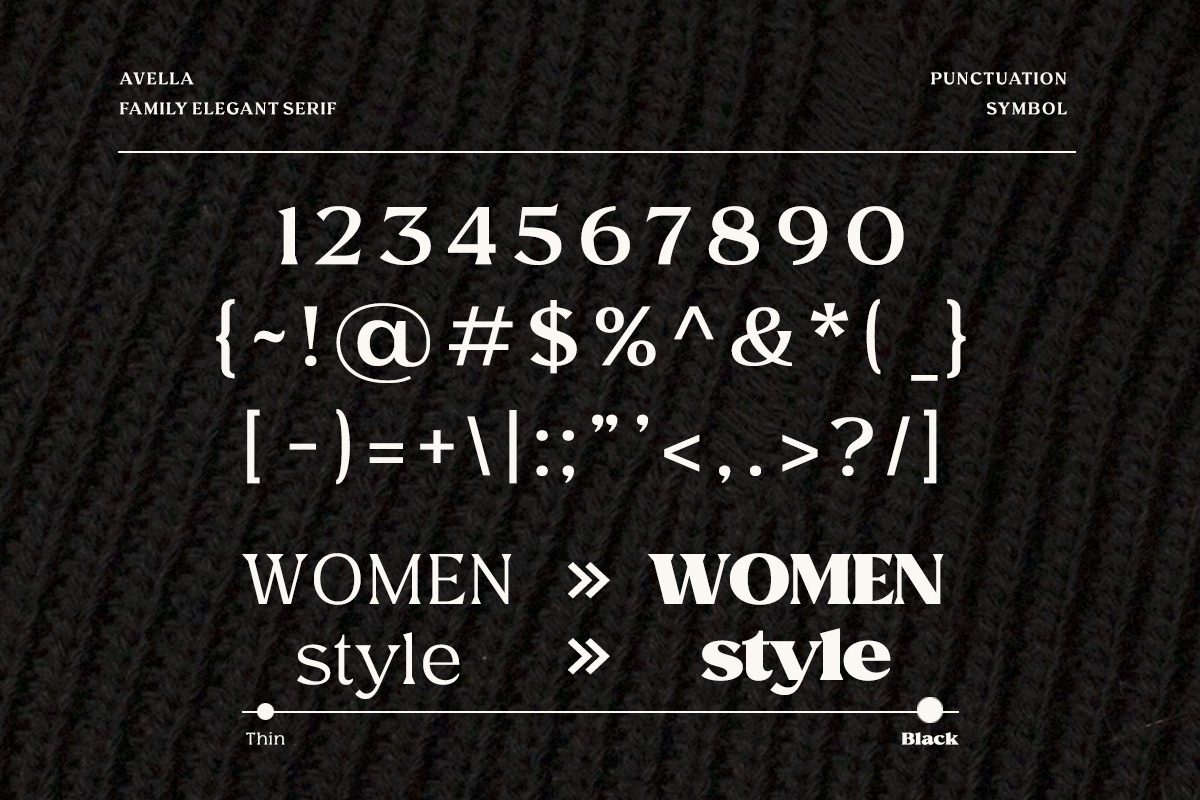 Elegant Editorial Serif - Avella, a Font by Say Studio (Photo 13 of 14)