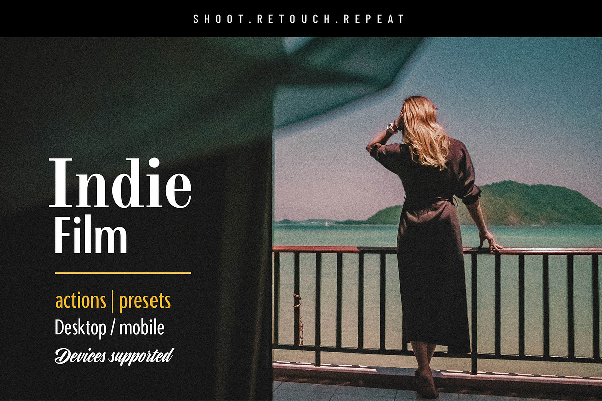 Indie Film - Actions and Presets, an Action Add-On by Hydrozi Presets (Photo 1 of 7)