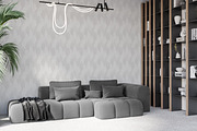 Wallpaper mockup Luxury living room, a Household Mockup by Hunny Badger (Thumbnail 8 of 9)