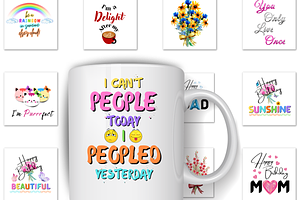 Coffee Mug PNG Bundle