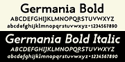 Germania, a Sans Serif Font by Wiescher-Design (Thumbnail 6 of 7)