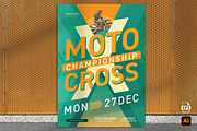 Motocross Championship Flyer, a Flyer Template by Aarley Kaiven (Thumbnail 1 of 2)
