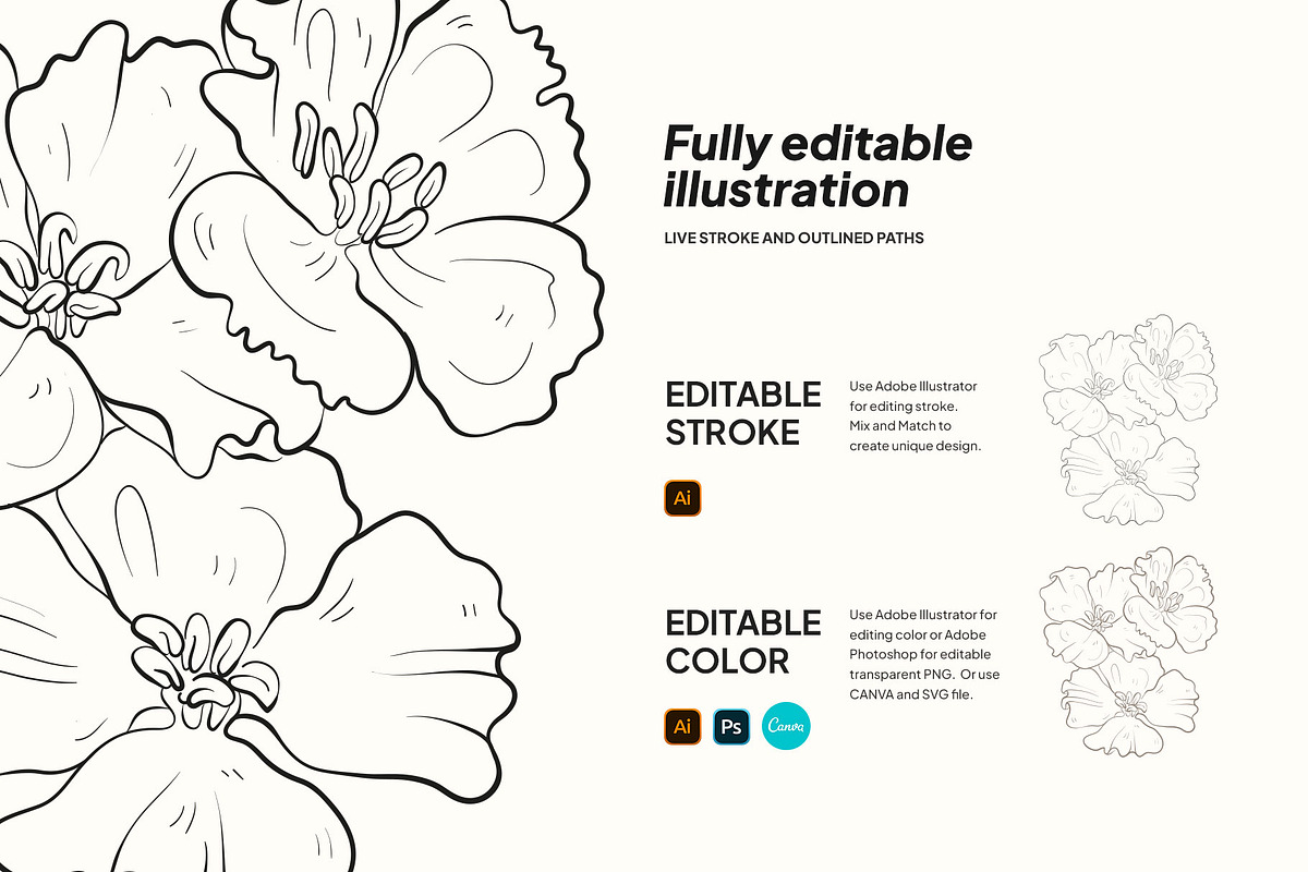Elegant Floral | Logo Kit, a Branding & Logo Template by KetteCreate (Photo 23 of 23)