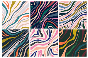 Painted Stripes Backgrounds