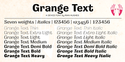 Grange Text, a Sans Serif Font by Device (Thumbnail 2 of 5)