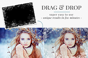 Snowflake Frames photo overlays, a Layer Style Add-On by BrownLeopard (Thumbnail 3 of 6)