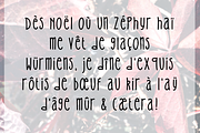 J. Vintage 2, a Font by juliaqier (Thumbnail 4 of 4)