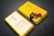 Paint Shop Business Card, a Business Card Template by Genereux Art (Thumbnail 1 of 2)