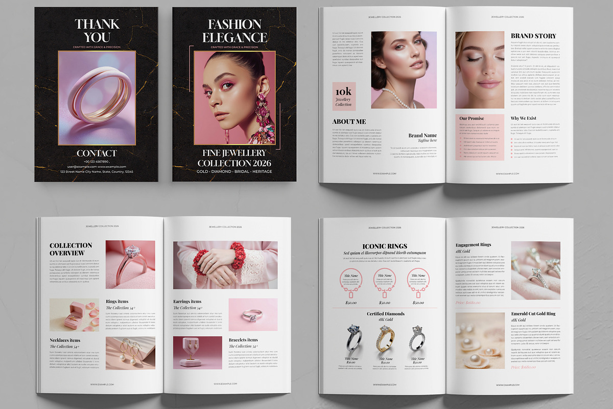 Jewellery catalog and lookbook, a Brochure Template by MightyDesign (Photo 2 of 6)
