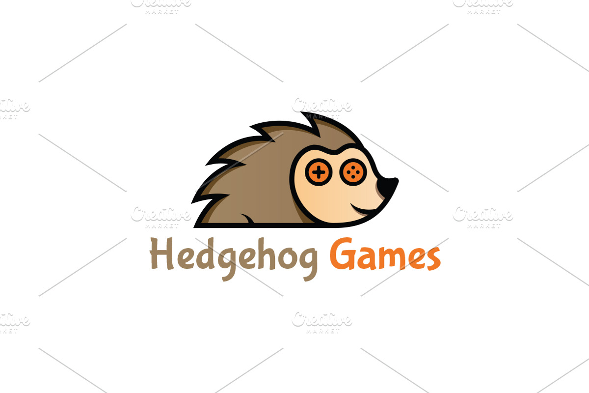 Hedgehog Games Logo, a Branding & Logo Template by Martin-Jamez (Photo 1 of 4)