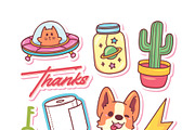 70 Design Cricut Stickers Bundle, an Illustration by Daily Studio (Thumbnail 7 of 7)