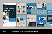 VIRYA | Marketing Agency IG Post, a Social Media Template by Neermana (Thumbnail 1 of 4)