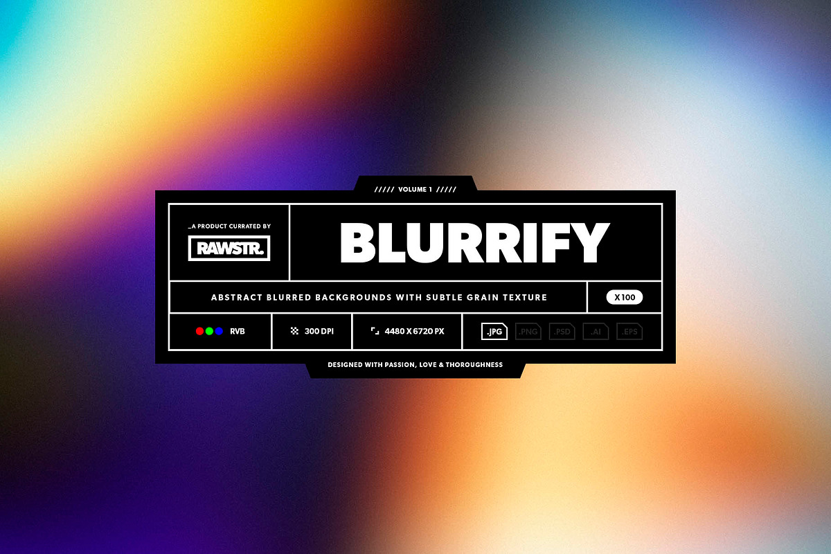 BLURRIFY vol.1 - Blurred backgrounds, a Texture Graphic by RAWSTR (Photo 1 of 11)