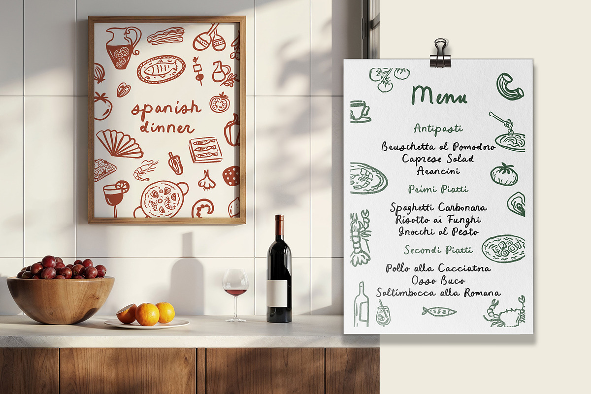 Mediterranean Vibes Clipart, an Object Illustration by Teresa Art Store (Photo 2 of 8)