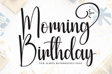 Morning Birthday | Script Font