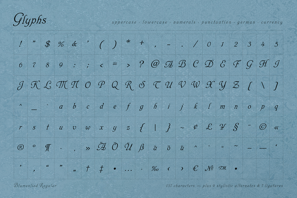 Blumenlied - Script, a Script Font by Lilithcollageart (Photo 5 of 8)
