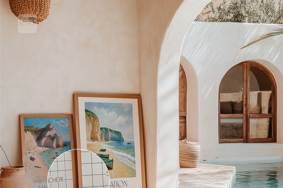 AUTHÉNTIC RETREAT | Frame mockup set, a Household Mockup by SCHÉRI (Photo 6 of 15)