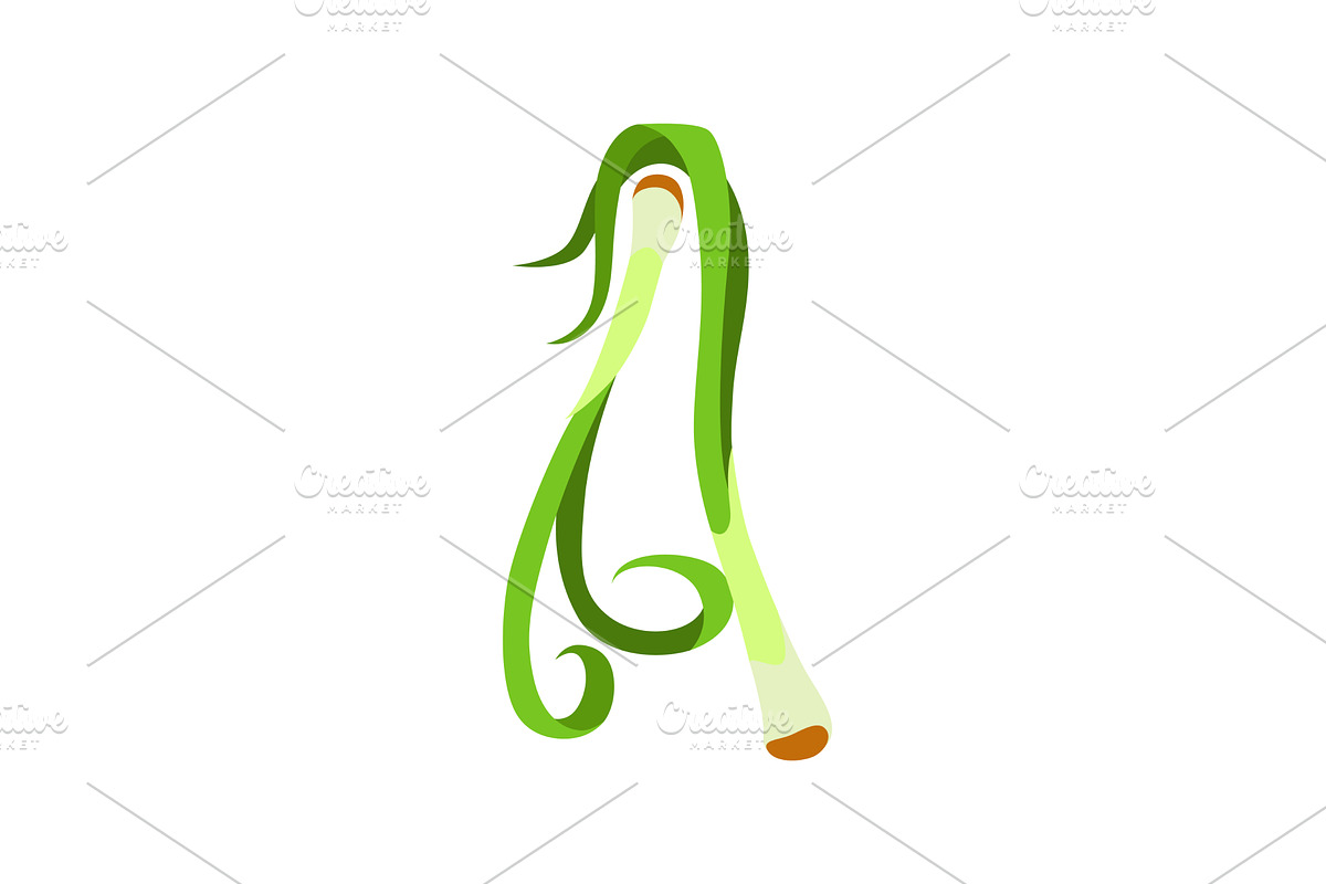 Veggie alphabet, English, a Food Illustration by Things for designers