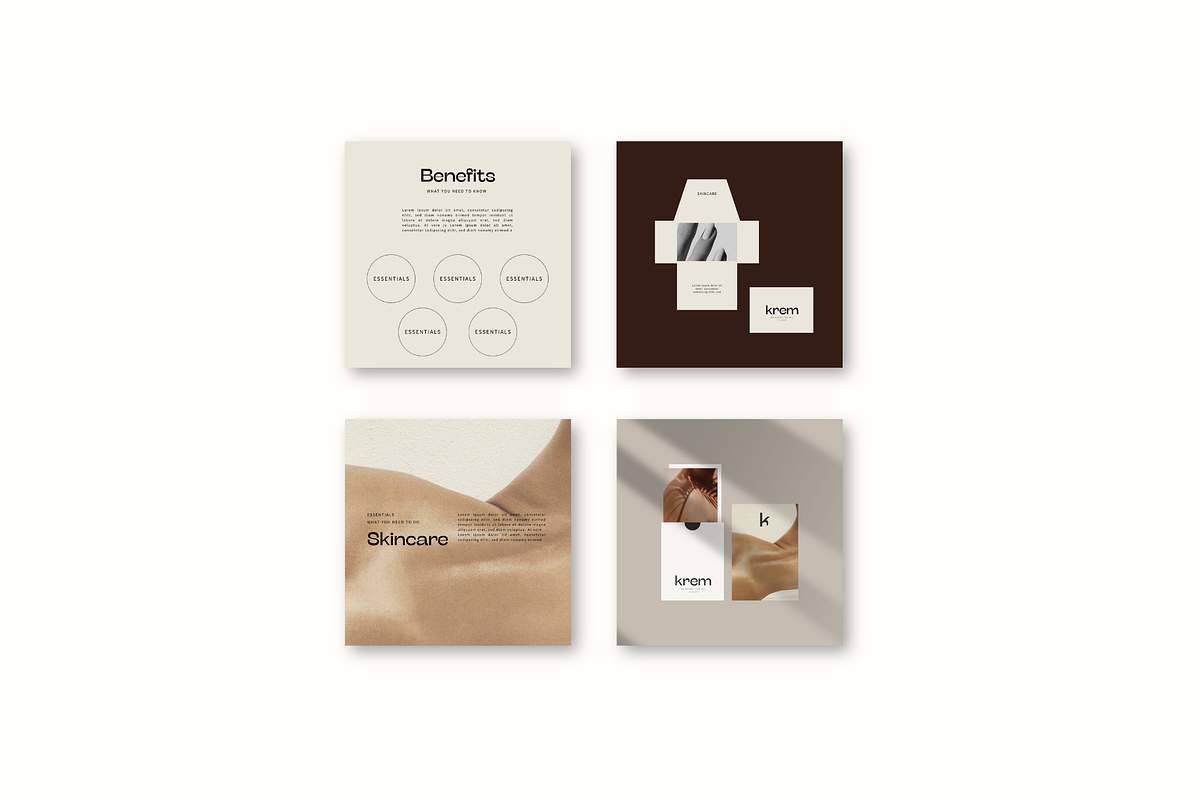 KREM // Social Media Templates, a Social Media Template by 1708Studio (Photo 2 of 4)
