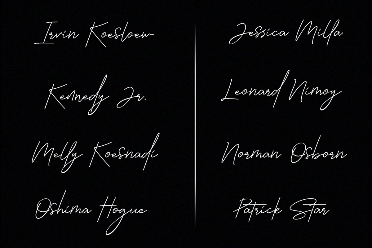 Callifornia | Handwritten Signature, a Script Font by Ardana Creative (Photo 3 of 13)