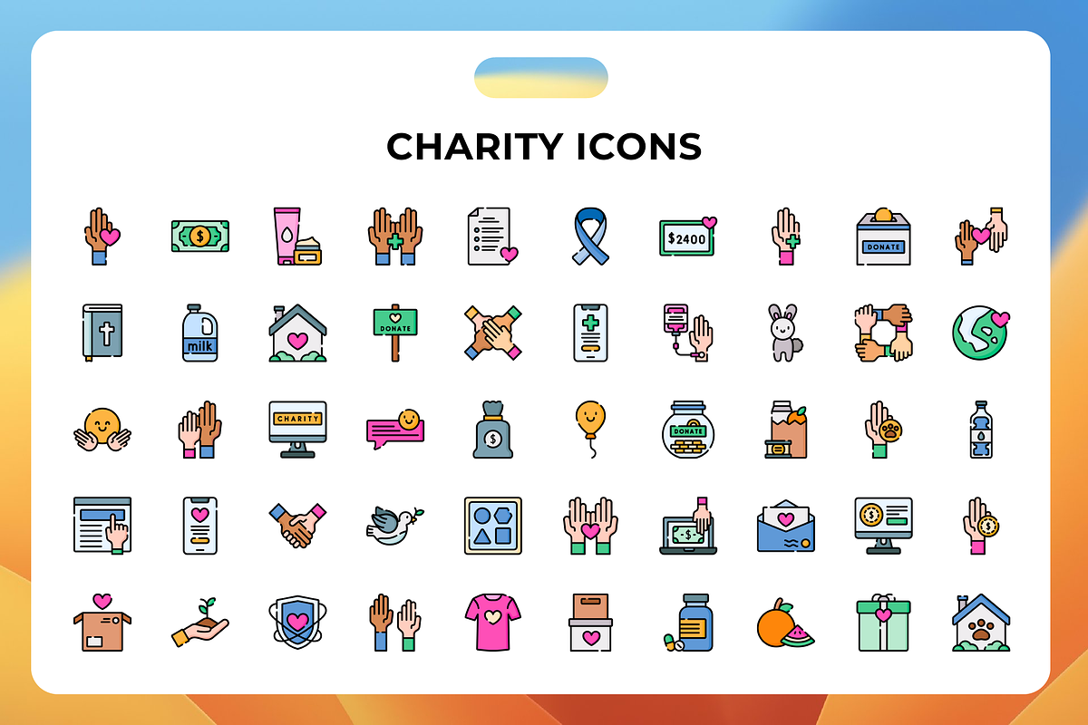 Charity Icons, a Duotone Icon by Wencory (Photo 1 of 3)