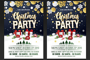 Christmas Party Flyer Template PSD, a Flyer Template by designblends@gmail.com (Thumbnail 1 of 3)