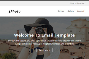 IPhoto - Responsive Email Template