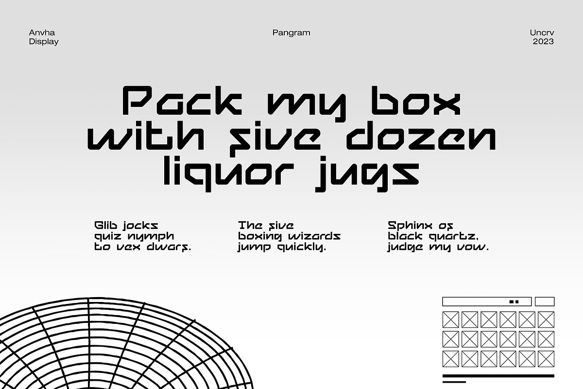 Anvha - Display Font, a Font by Uncarving (Photo 4 of 6)