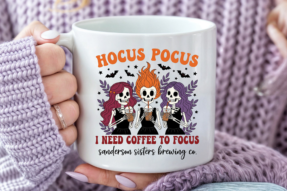 Hocus Pocus Coffee PNG, an Illustration by Craft Nest (Photo 4 of 6)