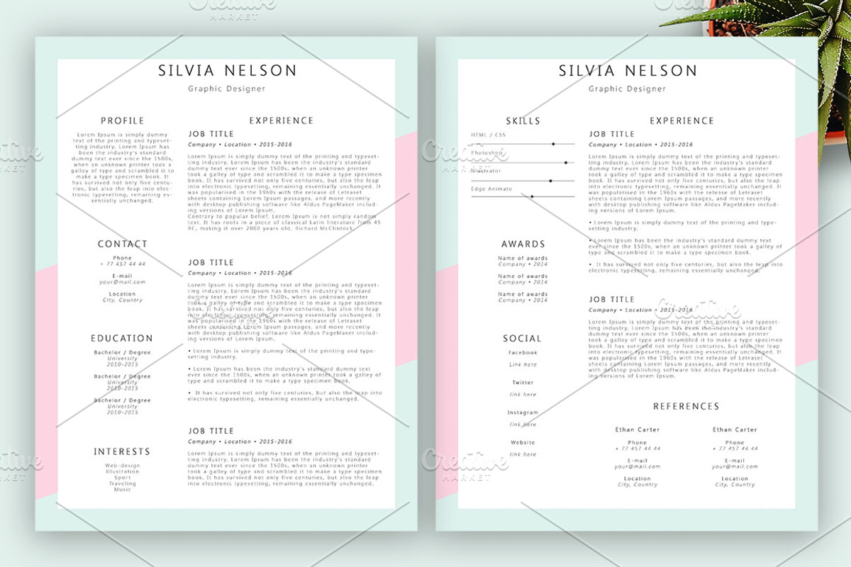Resume Templates | 7 Styles, a Resume Template by Blossom (Photo 7 of 7)