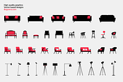 Furniture - Modern Graphics, a Decorative Illustration by illugrama (Thumbnail 8 of 10)