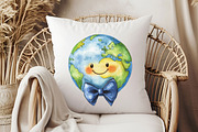 Cute Space Clipart, Space Birthday, an Illustration by Pixels.Craft (Thumbnail 4 of 7)