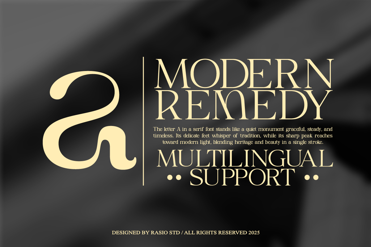 Ekegie Modern Decorative Serif Font, a Serif Font by Rasio Studio (Photo 3 of 9)