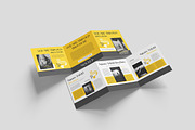 Square Trifold Brochure Mockup PSD, an Advertising Mockup by Indah (Thumbnail 2 of 6)
