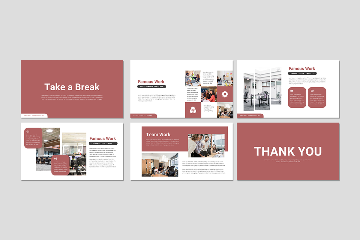 Project Development - PowerPoint, a Presentation Template by QR Design ...