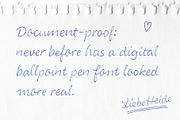 Color Font LiebeHeide, a Script Font by LiebeFonts (Thumbnail 17 of 19)